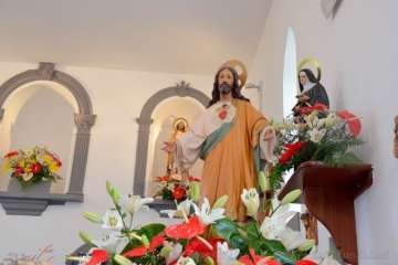 Misa y procesión del Sagrado Corazón de Jesús en La Higuera Canaria (Foto Francisco Javier Santana)